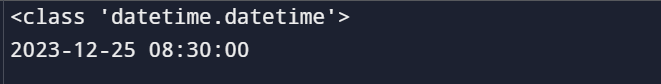 datetime Object in Python2